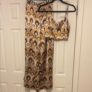 House of Harlow Colorful Patterned Two-Piece Set